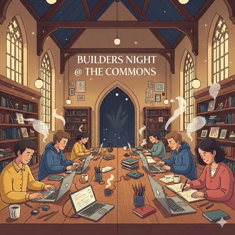 Cover Image for Builders Night @ The Commons [members only]
