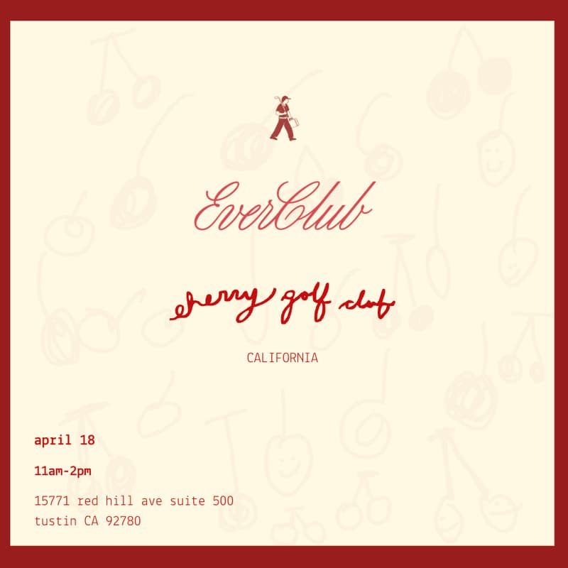 Cover Image for ever club x cherry golf club: LA/OC community popup ༓*☆‧͙