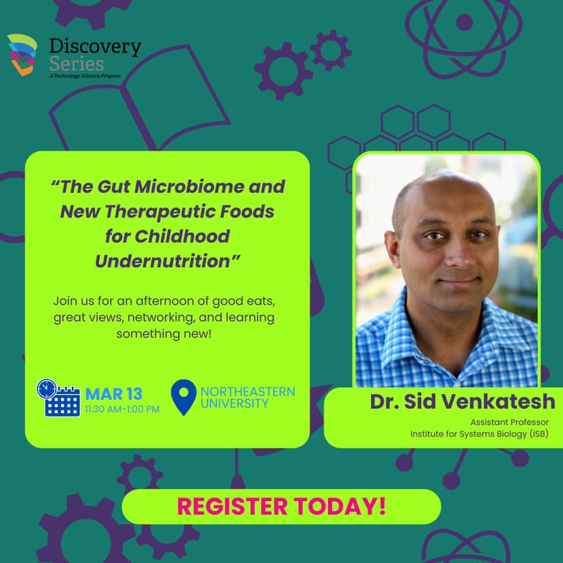 Cover Image for Discovery Series, Dr. Sid Venkatesh, Assistant Professor, Institute for Systems Biology (ISB)