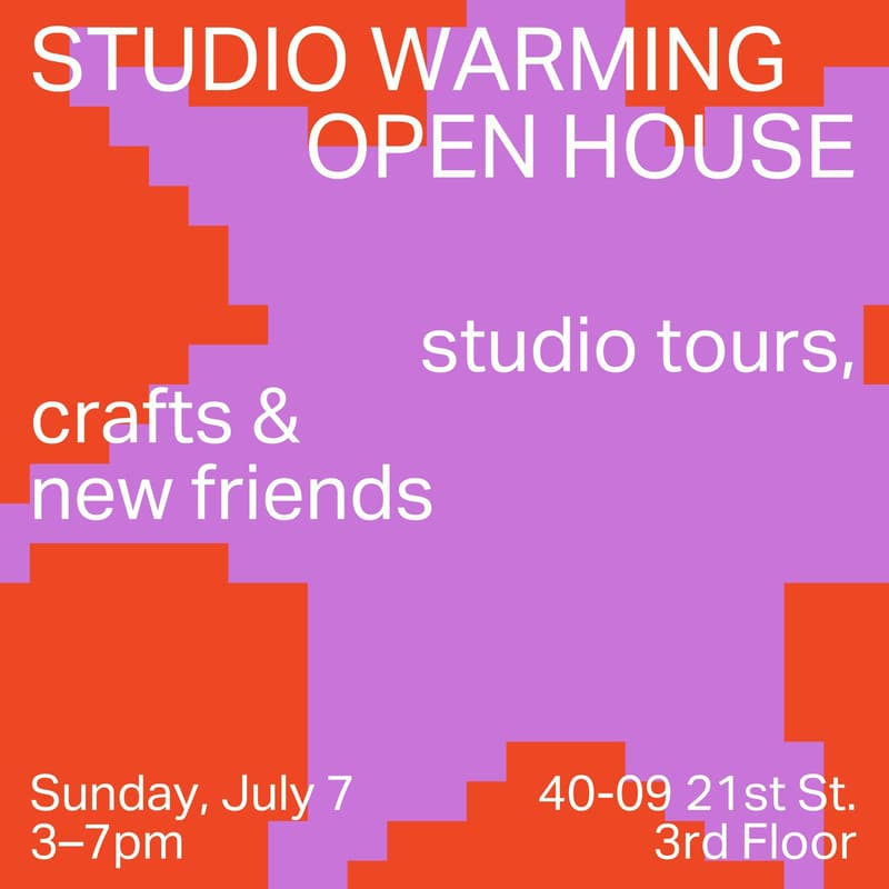 Cover Image for Studio Warming: Open House