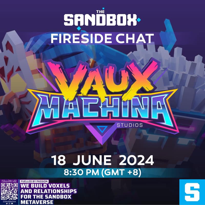 Cover Image for Fireside Chat with VAUX MACHINA | The Sandbox Block-By-Block