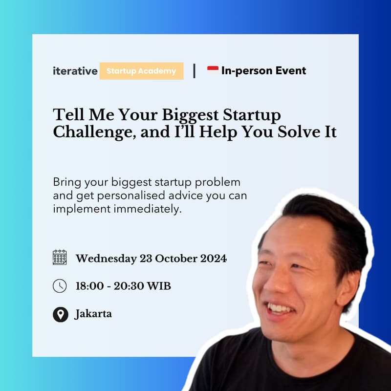 Cover Image for Tell Me Your Biggest Startup Challenge, and I’ll Help You Solve It