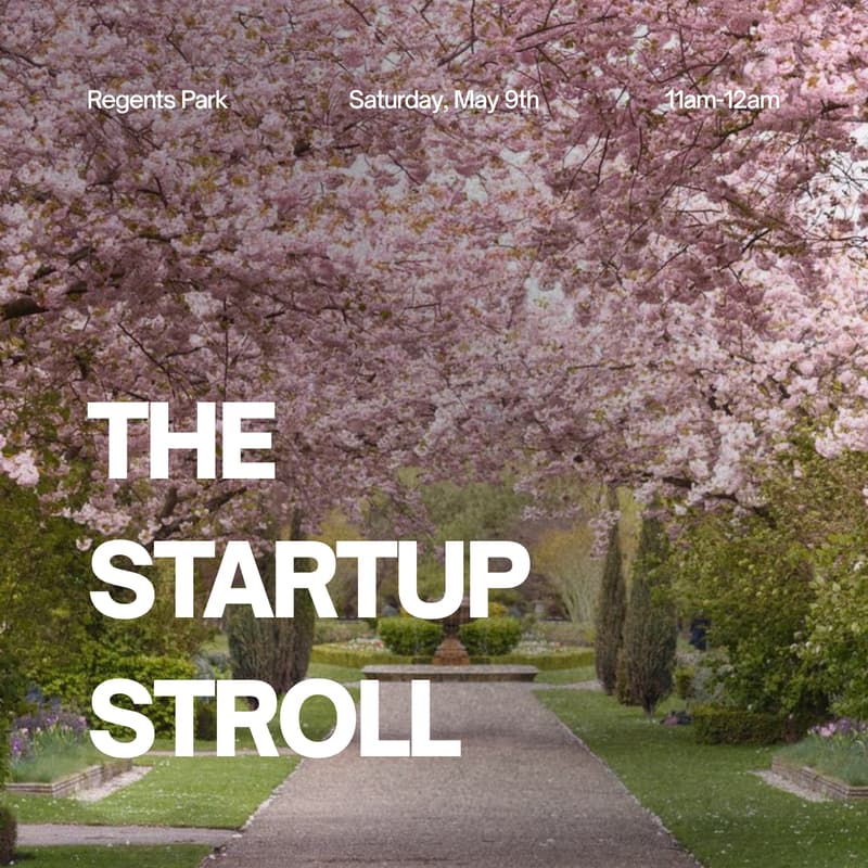 Cover Image for The Startup Stroll