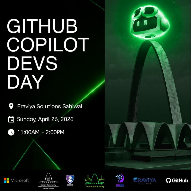 Cover Image for GitHub Copilot Dev Days | Sahiwal