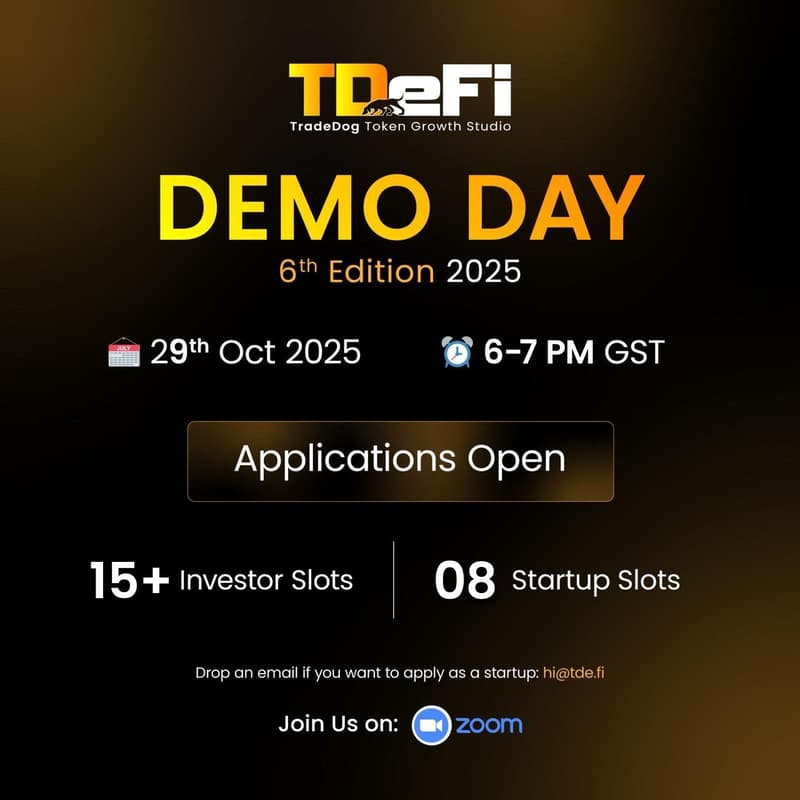 Cover Image for TDeFi Demo Day