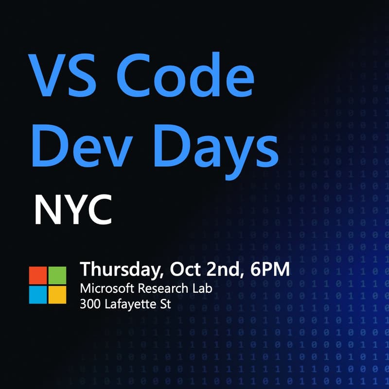 Cover Image for VS Code Dev Day | NYC