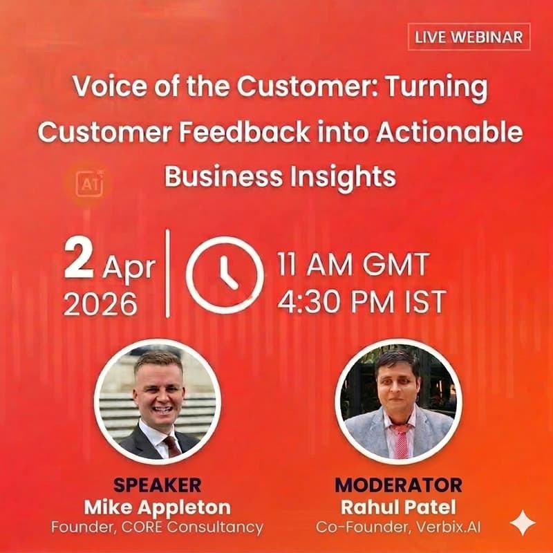 Cover Image for Voice of the Customer: Turning Customer Feedback into Actionable Business Insights