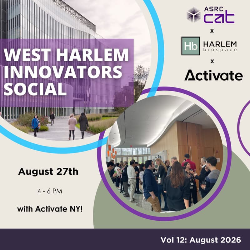 Cover Image for ASRC CAT x HB x Activate NY August Innovators Social