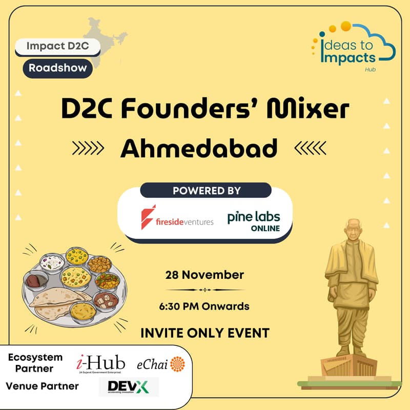 Cover Image for Impact D2C Roadshow- Ahmedabad