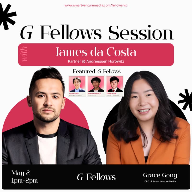 Cover Image for G-Fellow Advisor Session with James Da Costa