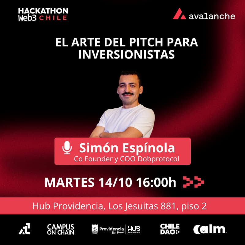 Cover Image for El arte del pitch para inversionistas con Simón Espínola