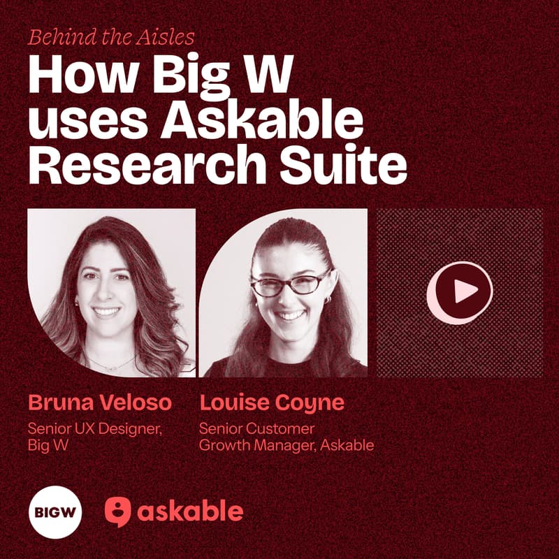 Cover Image for How Big W uses Askable Research Suite