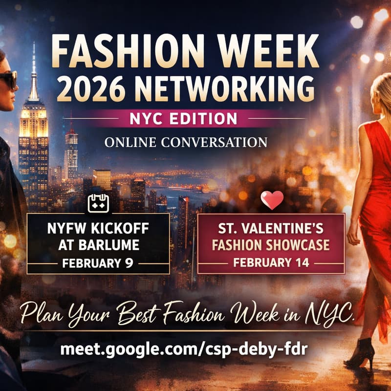 Cover Image for Fashion Week 2026 Networking
