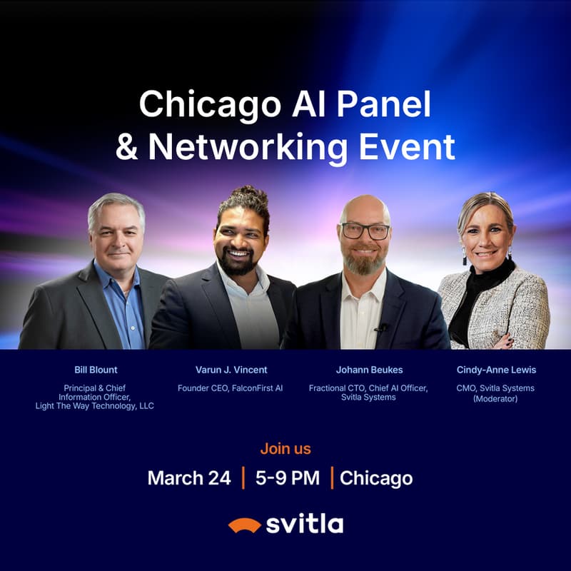 Cover Image for Chicago AI Innovation Panel: Speed to ROI in the Era of AI | Founders & VCs + Networking