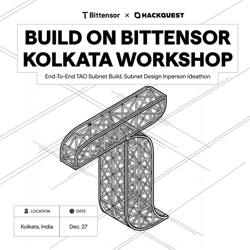 Cover Image for Build on Bittensor Kolkata Workshop
