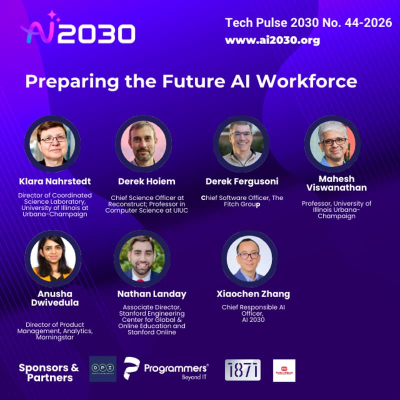 Cover Image for No. 44 Tech Pulse 2030-Designing Collaborative Intelligence Campus: Human + AI Skills for Illinois’ AI Workforce