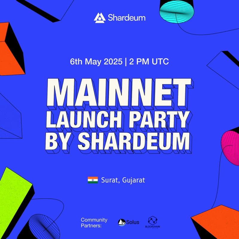 Cover Image for Shardeum Launch Party - Surat, Gujarat