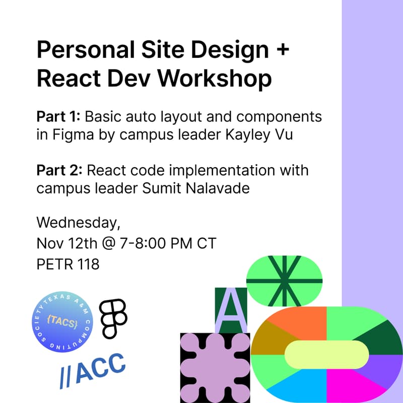 Personal Site Design + React Dev Workshop · Luma