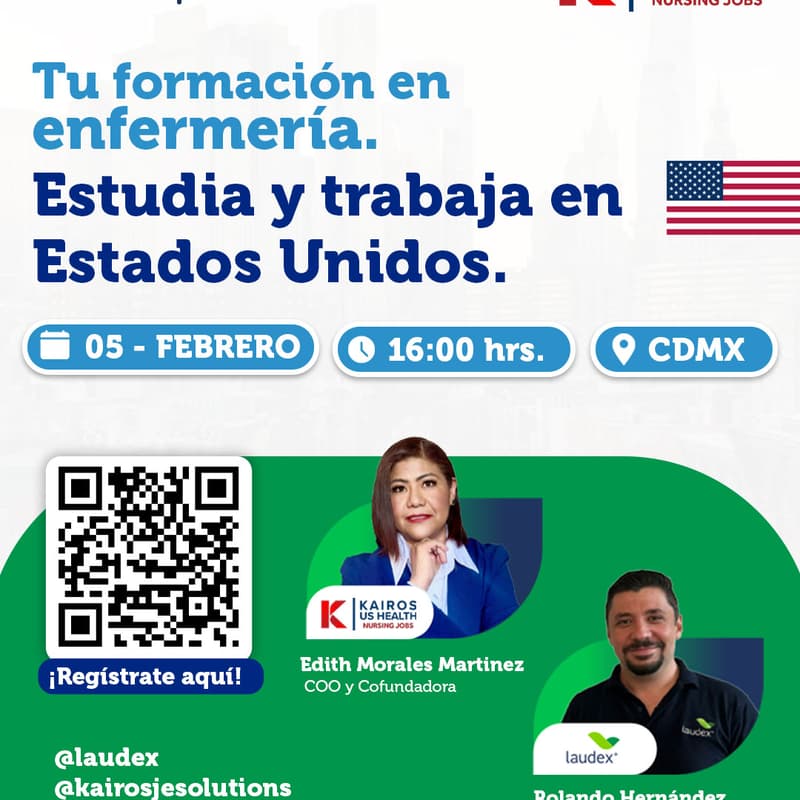Cover Image for Tu formación en enfermería. Estudia y trabaja en Estados Unidos.