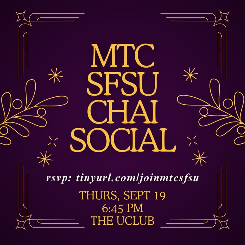 Cover Image for MTCSFSU Chai Social