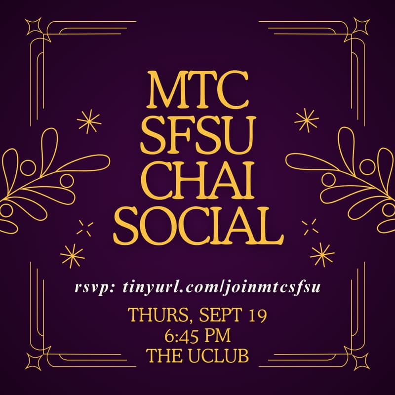 Cover Image for MTCSFSU Chai Social