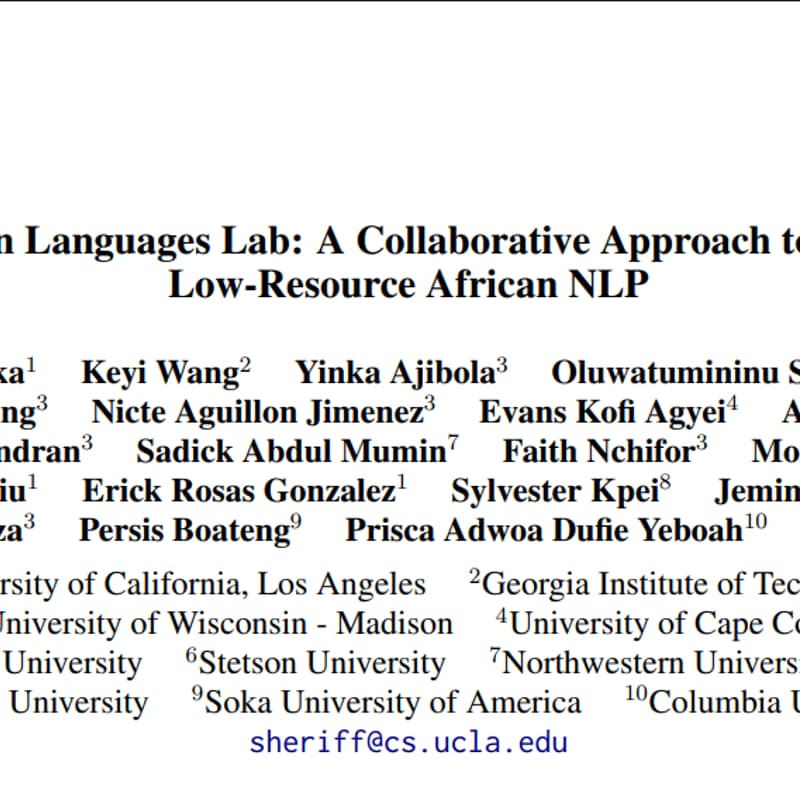 Cover Image for Research Saturday Week 5: African Languages Hub