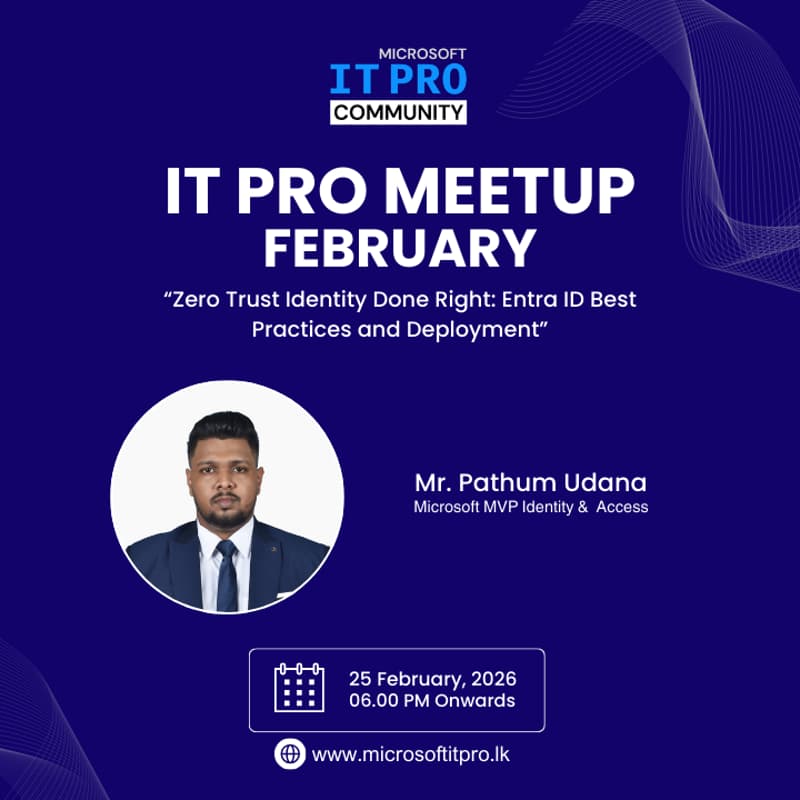 Cover Image for Microsoft IT Pro Meetup - February 2026