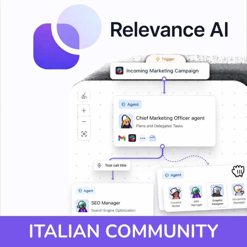 Cover Image for RelevanceAI - Italian Community