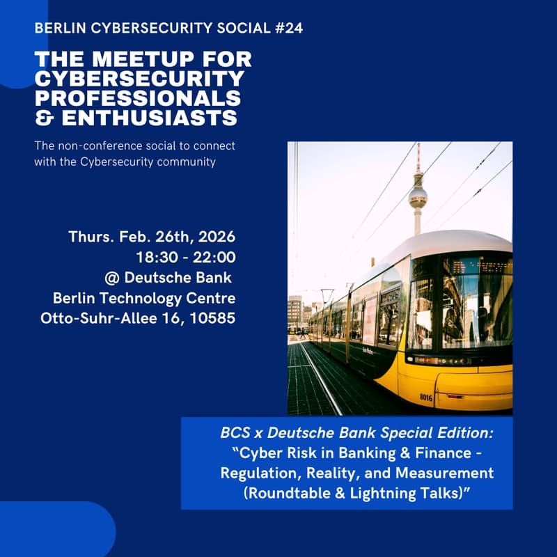 Cover Image for Berlin Cybersecurity Social #24