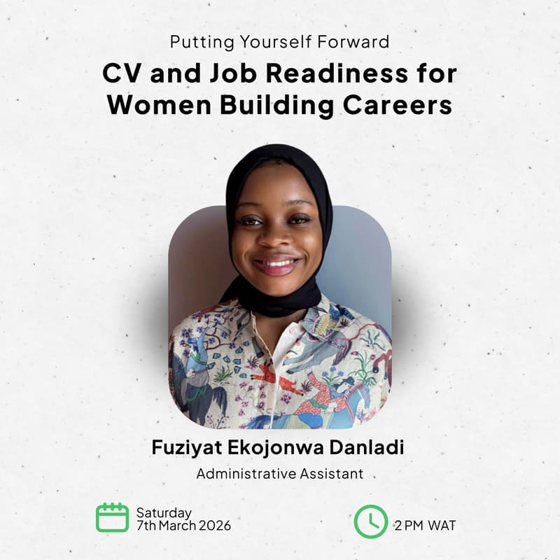 Cover Image for Putting Yourself Forward: CV and Job Readiness for Women Building Careers