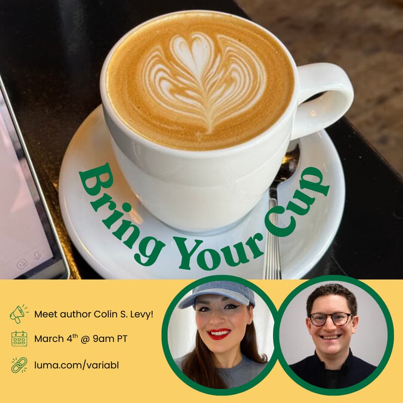 Cover Image for "Bring Your Cup" Coffee Catch-Up for Legal Innovators (feat. Colin S. Levy)