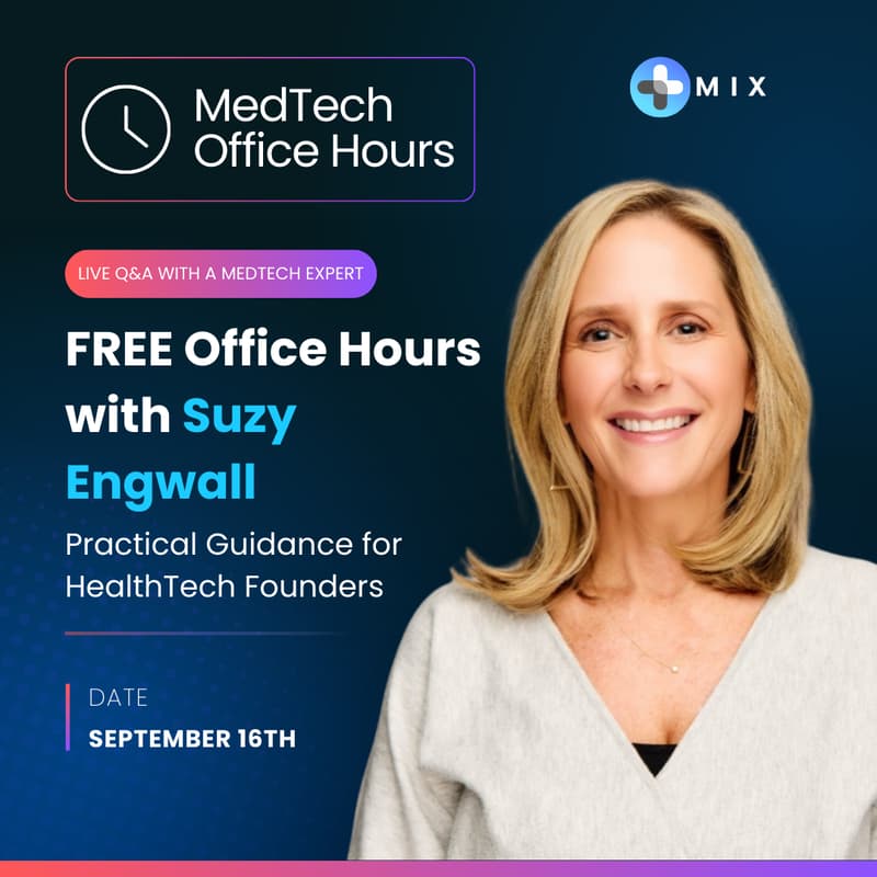 HealthTech Founder Forum with Suzy Engwall [Office Hours] · Zoom · Luma
