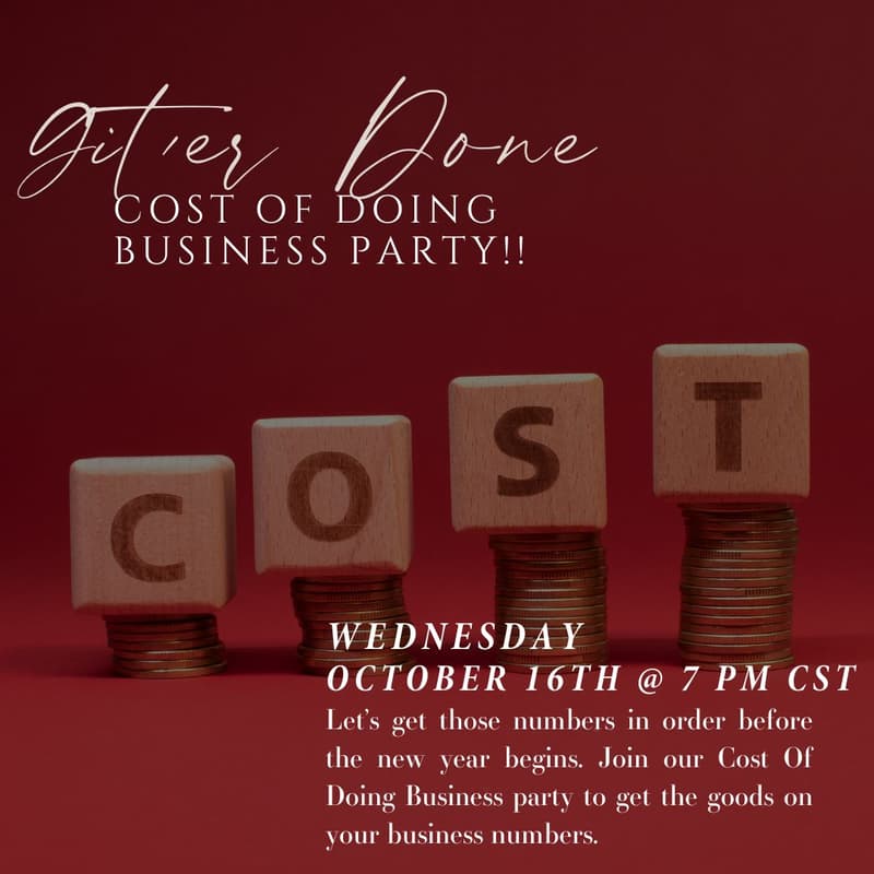 Cover Image for Git'er Done: Cost Of Doing Business Party