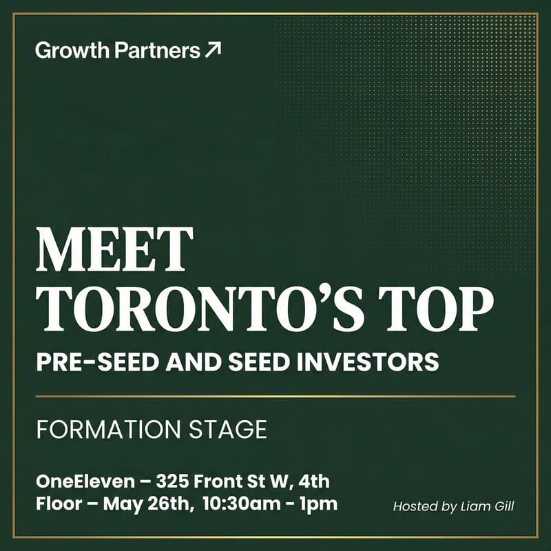 Cover Image for Meet The Funds: Hear From Toronto's Top Early Stage VCs