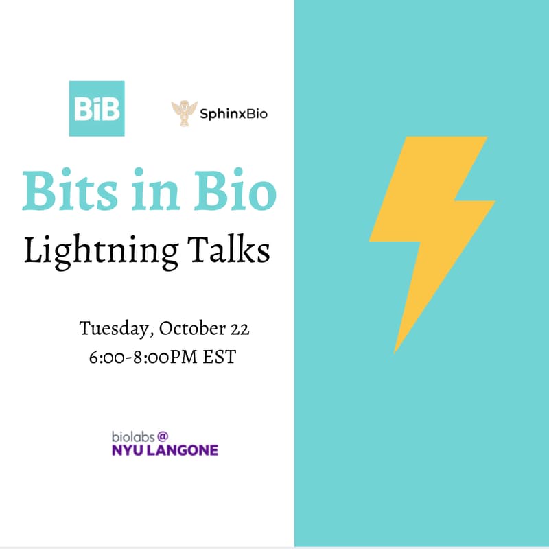 Cover Image for Bits in Bio: Lightning Talks