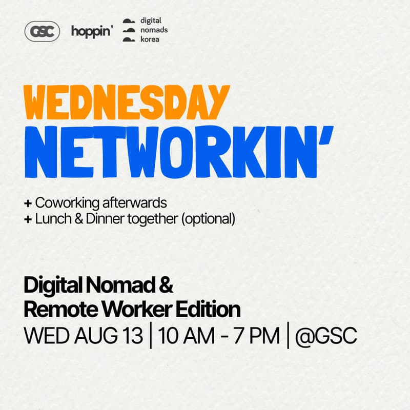 Cover Image for Wednesday Networkin' - Digital Nomad Edition 🌏