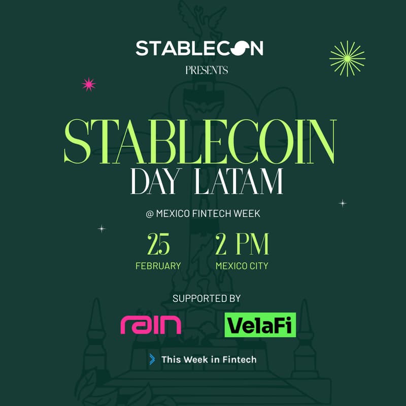 Cover Image for Roadshow to Stablecon: Stablecoin Day LATAM @ Mexico Fintech Week 2026
