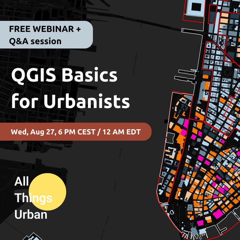 Cover Image for QGIS Basics for Urbanists
