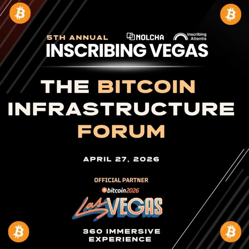 Cover Image for The Bitcoin Infrastracture Forum: Incribing Vegas 2026