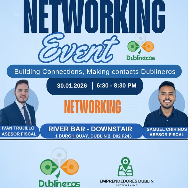 Cover Image for NETWORKING NIGHT DUBLINEROS  🍻 🇮🇪