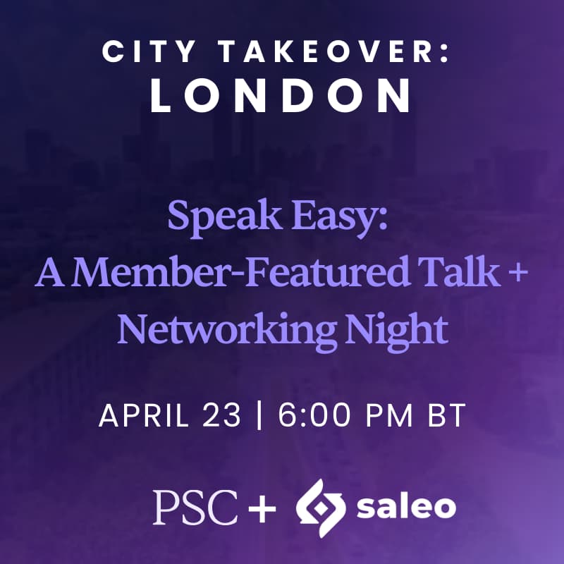 Cover Image for Speak Easy: A Member-Featured Talk + Networking Night