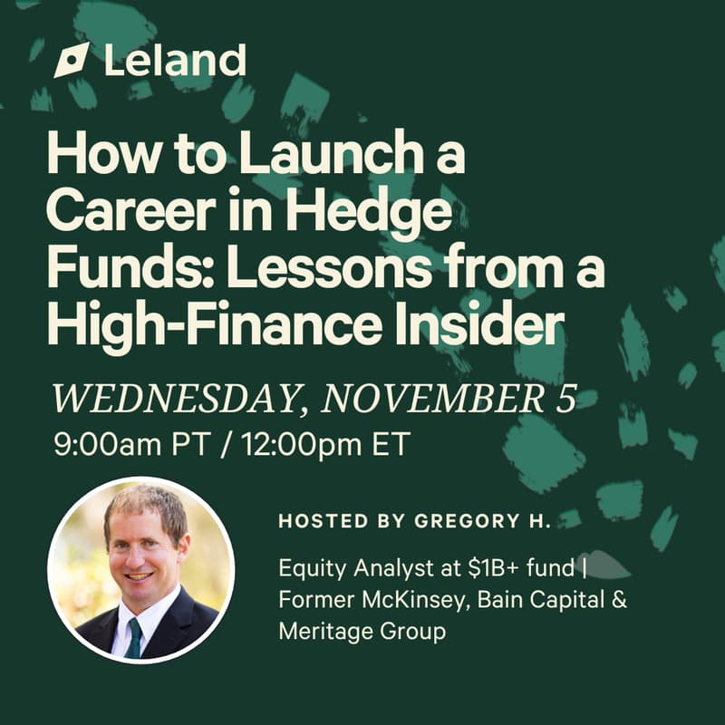 Cover Image for How to Launch a Career in Hedge Funds: Lessons from a High-Finance Insider