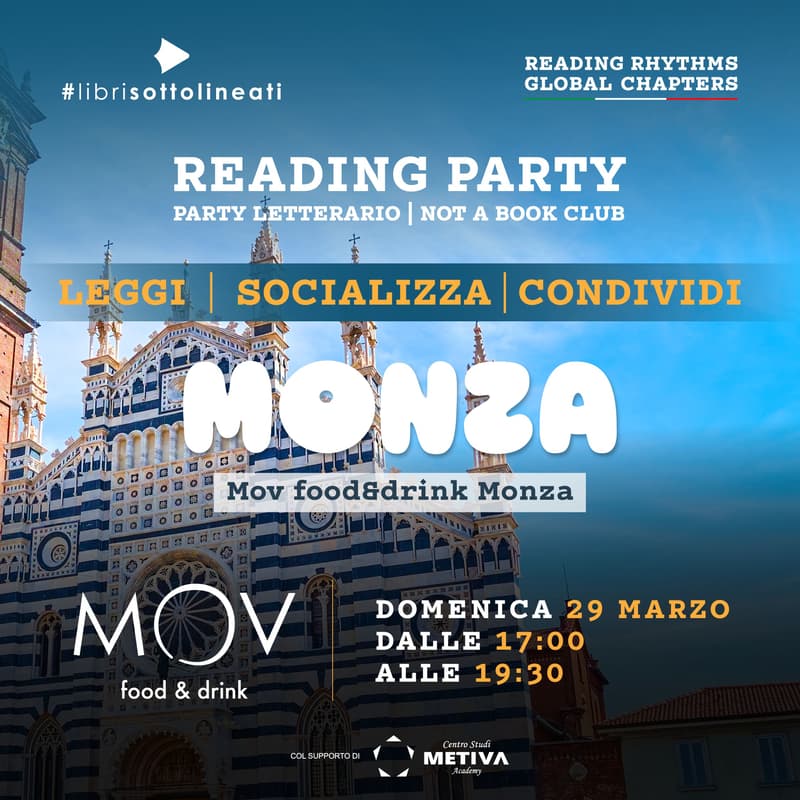Cover Image for Reading Party Monza: domenica 29 marzo