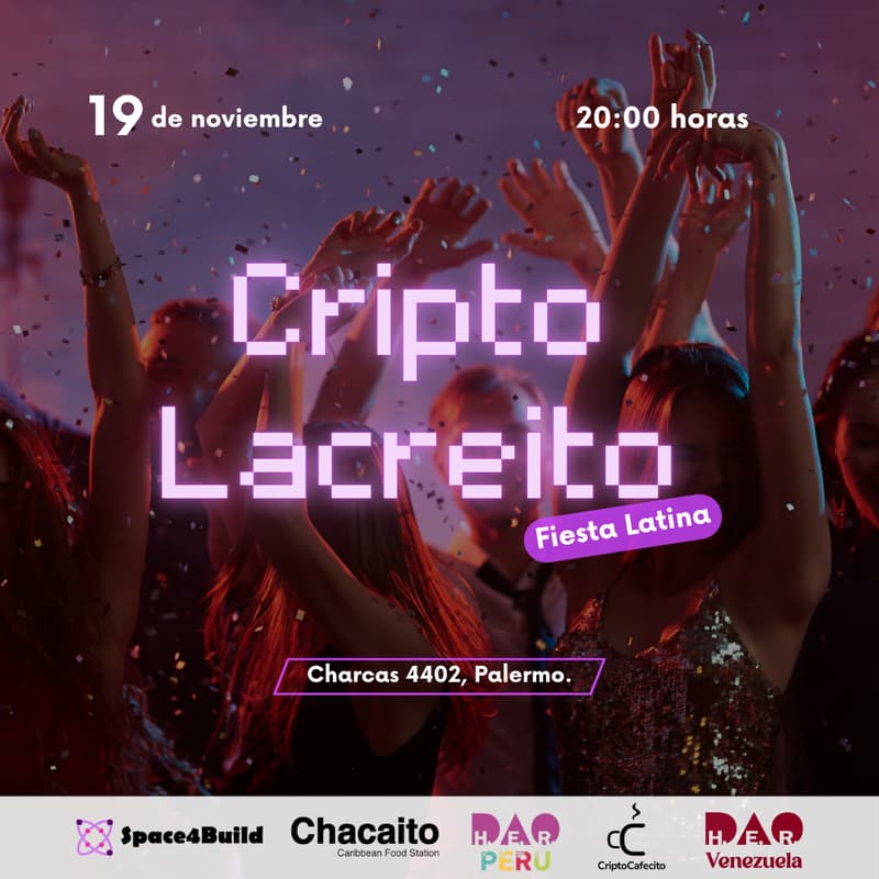 Cover Image for CriptoLacreito - Fiesta Latina | DevConnect 🇦🇷