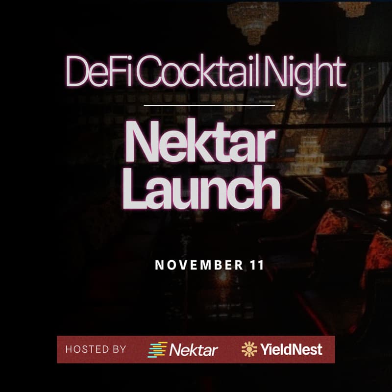Cover Image for DeFi Cocktail Night - Nektar Launch 🍸