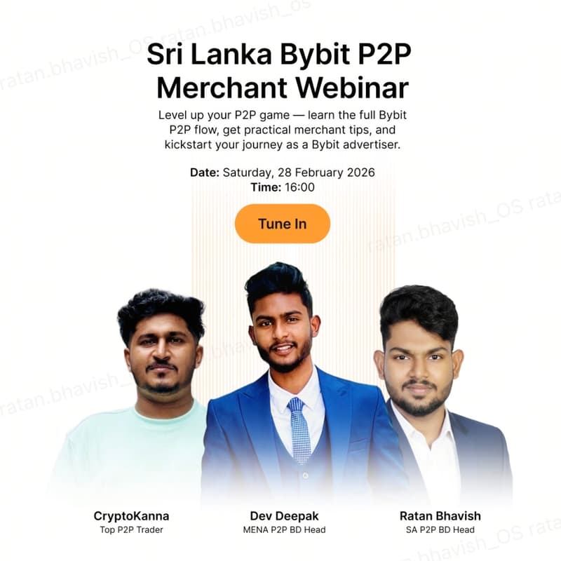 Cover Image for Bybit Sri Lanka - P2P Webinar