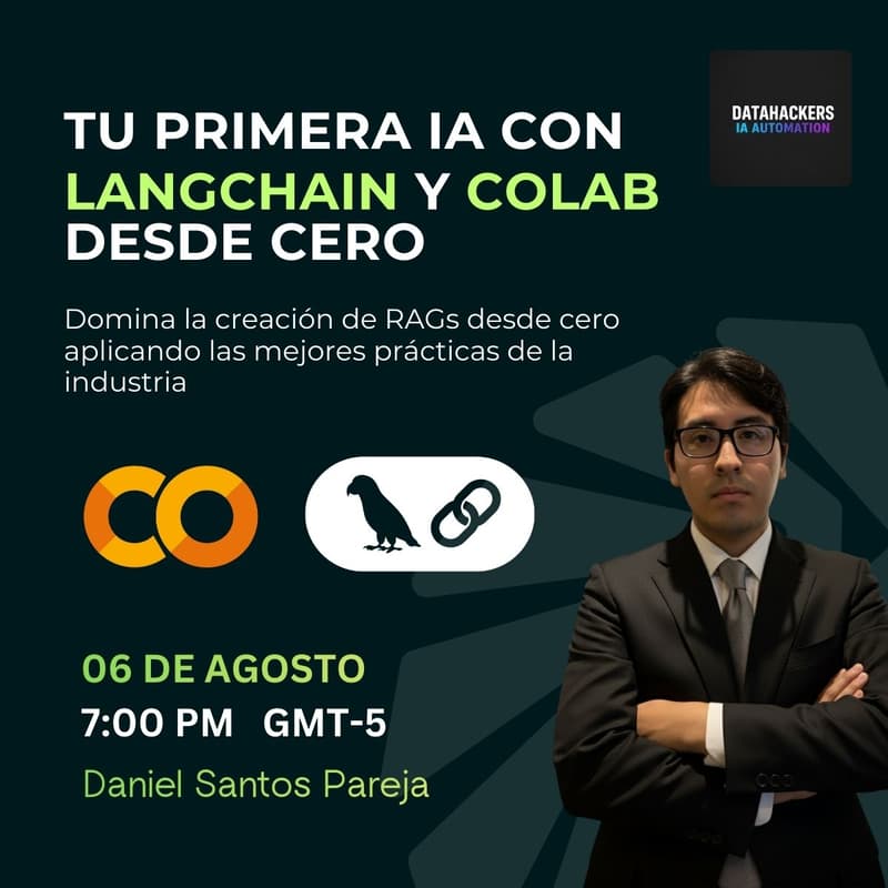 Cover Image for Tu primera IA con Langchain y Colab desde cero