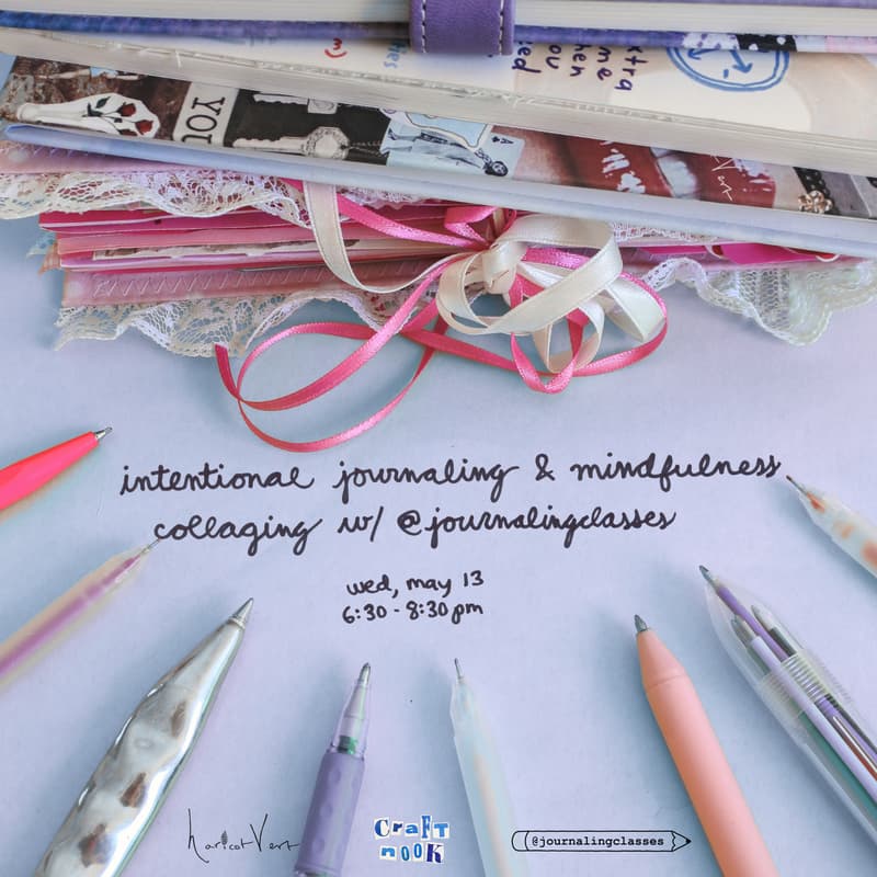 Cover Image for intentional journaling & mindfulness collaging w/ @journalingclasses
