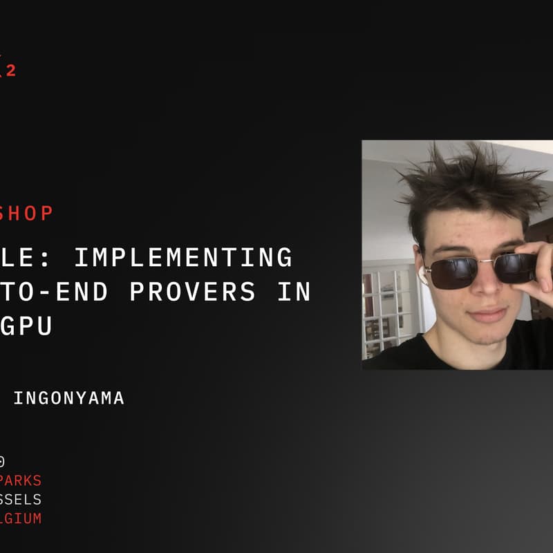 Cover Image for Workshop | ICICLE workshop: implementing end-to-end provers in the GPU