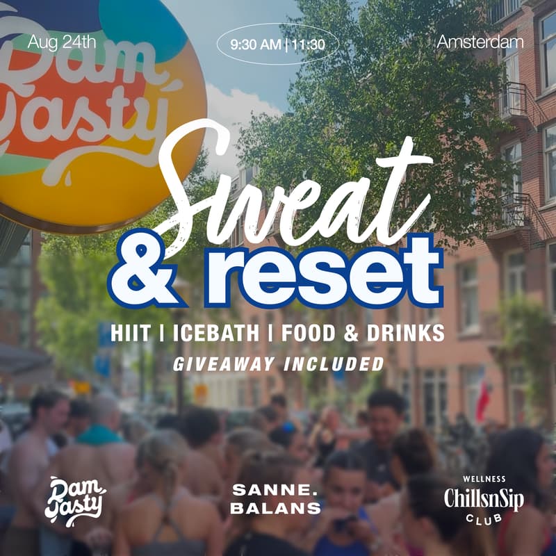 Cover Image for Sweat & Reset II -  HIIT, Icebath, Food & Drinks